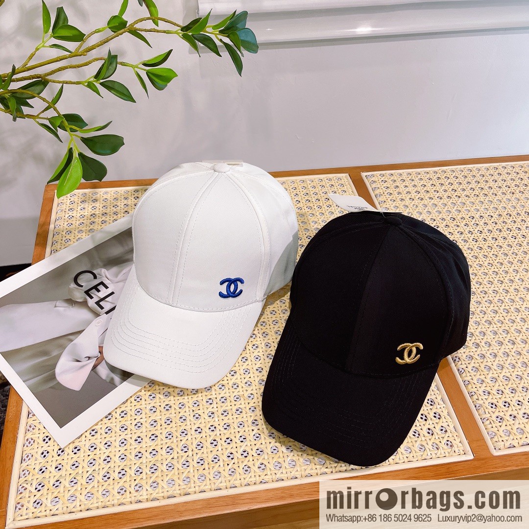 Chanel 2023 new simple embroidered baseball cap