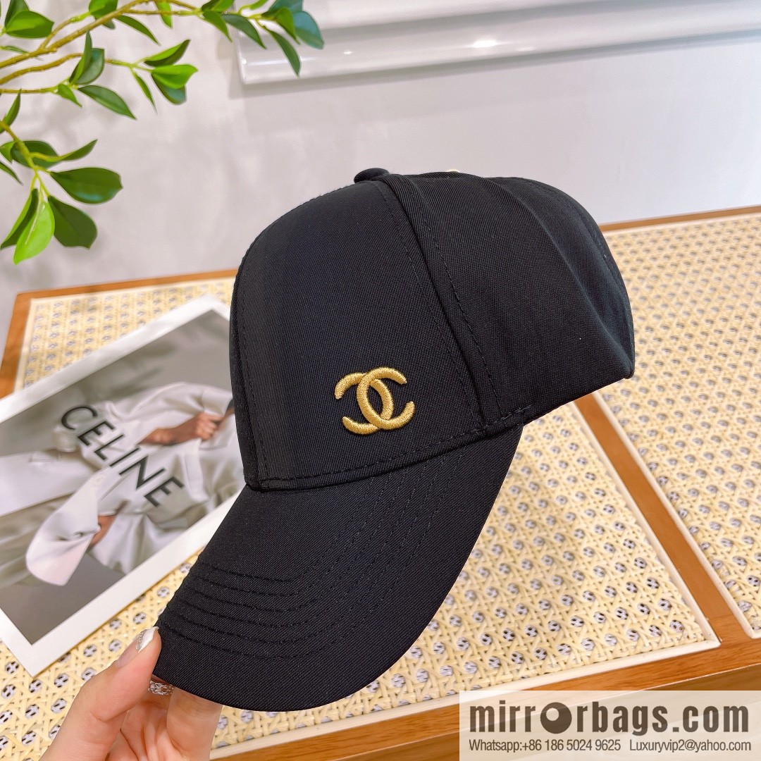 Chanel 2023 new simple embroidered baseball cap