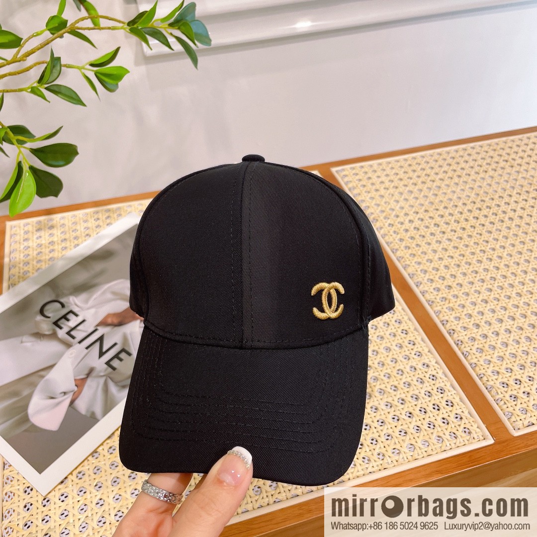 Chanel 2023 new simple embroidered baseball cap