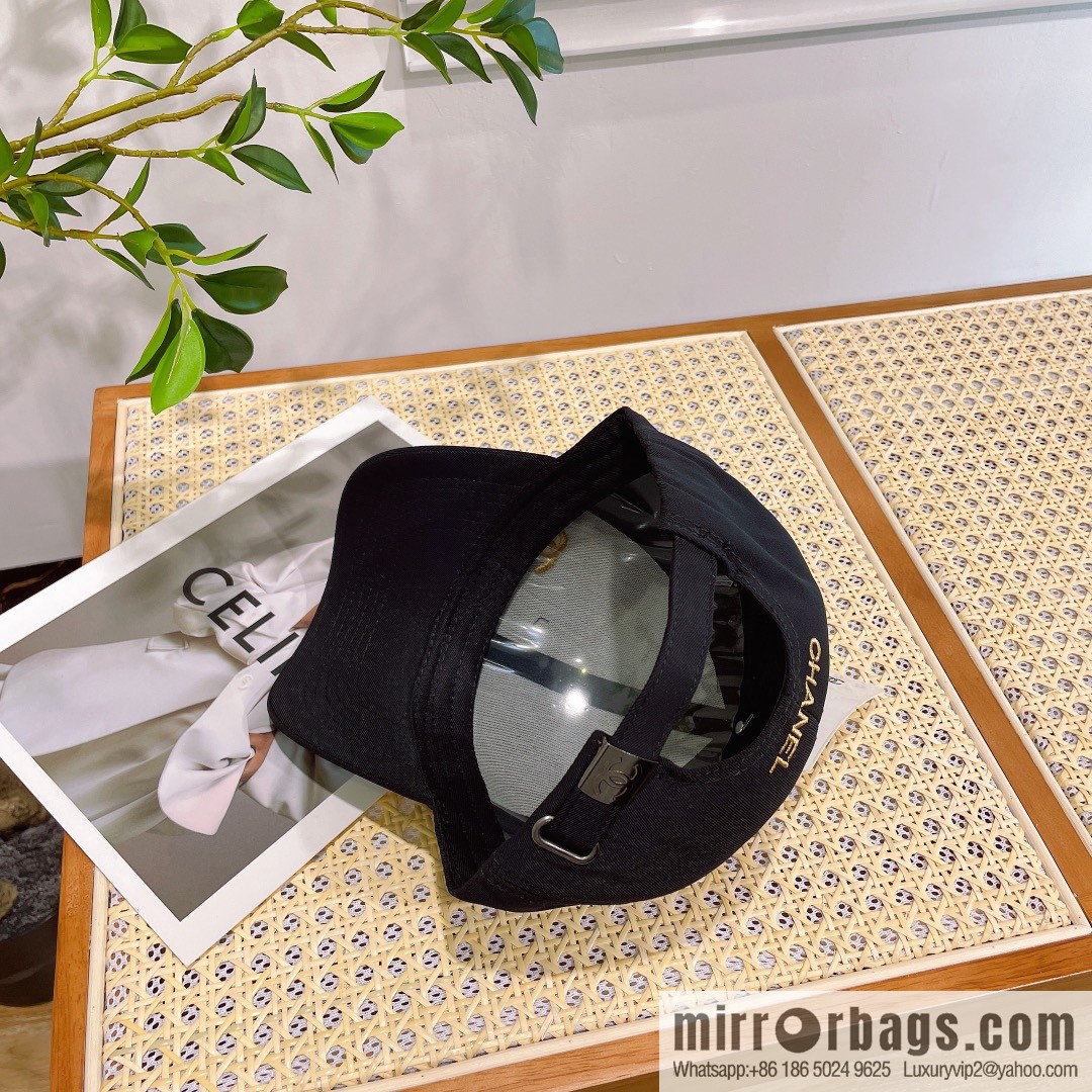 Chanel 2023 new simple embroidered baseball cap