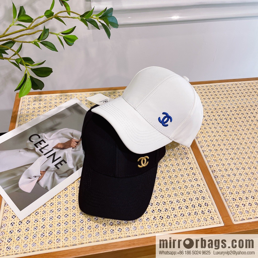 Chanel 2023 new simple embroidered baseball cap