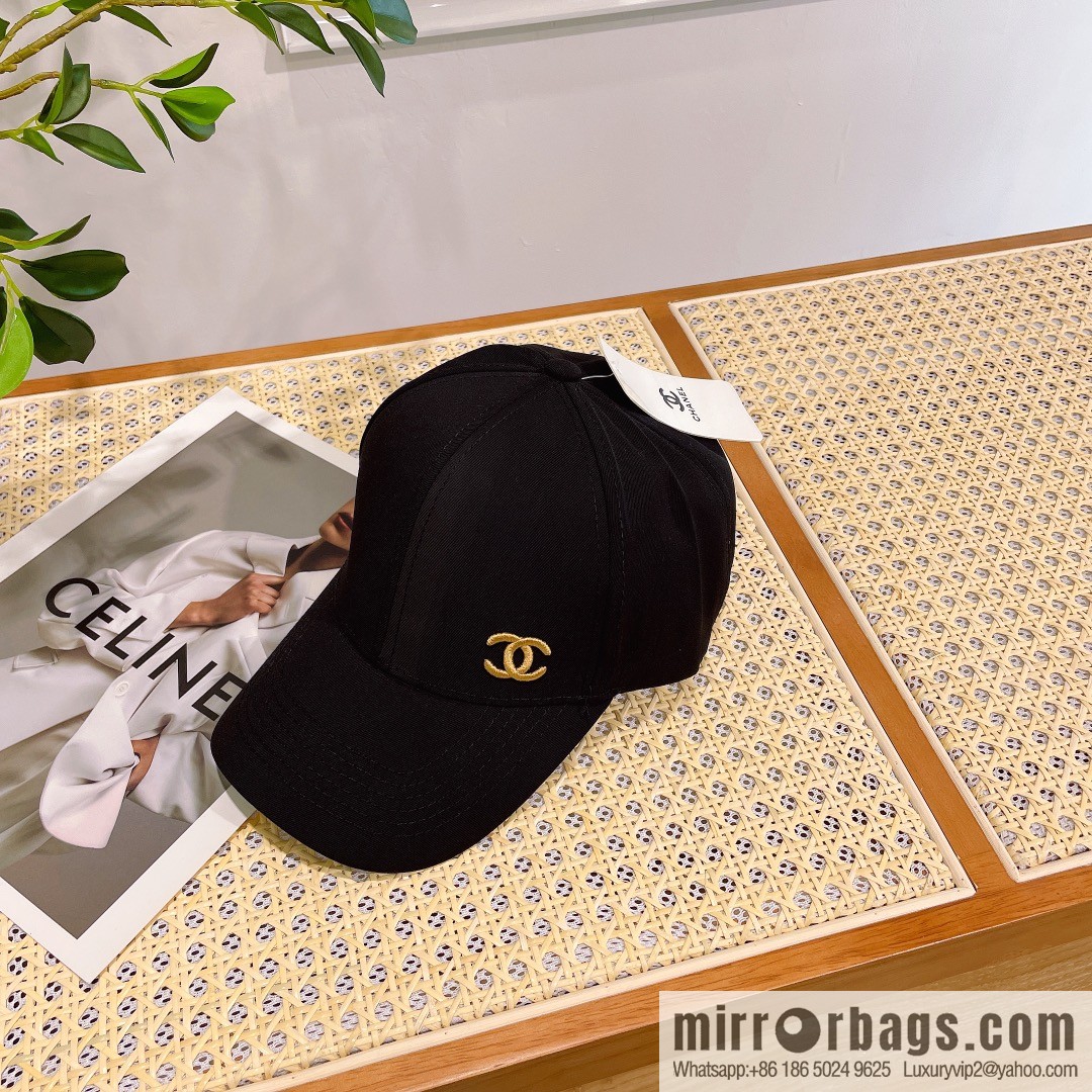 Chanel 2023 new simple embroidered baseball cap