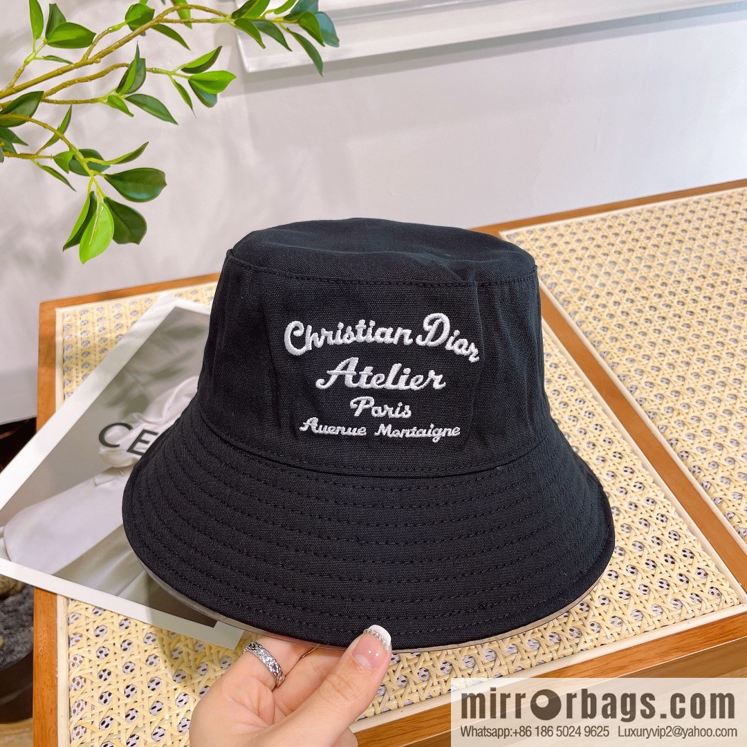 Dior 2023 new volume embroidered bucket hat