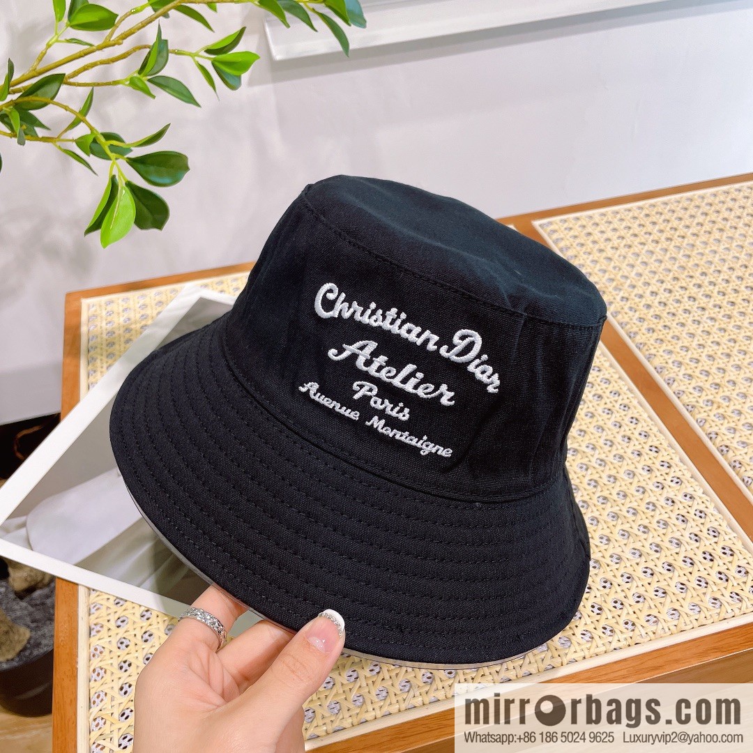 Dior 2023 new volume embroidered bucket hat