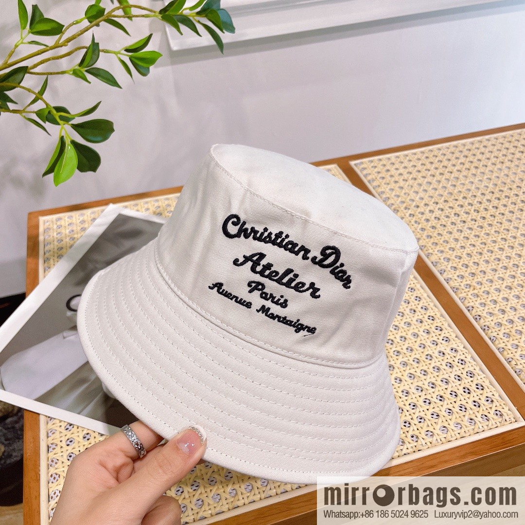 Dior 2023 new volume embroidered bucket hat