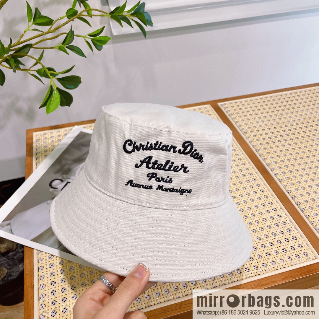 Dior 2023 new volume embroidered bucket hat