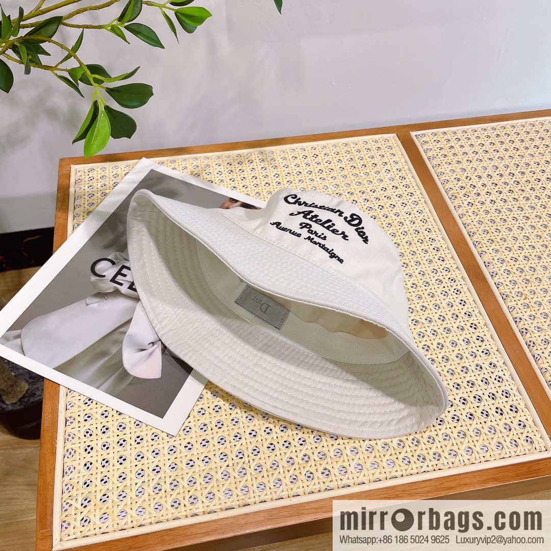 Dior 2023 new volume embroidered bucket hat