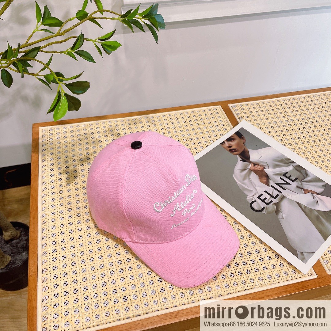 Dior 2023 new walking embroidered baseball cap