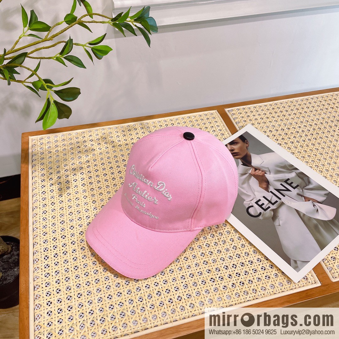Dior 2023 new walking embroidered baseball cap