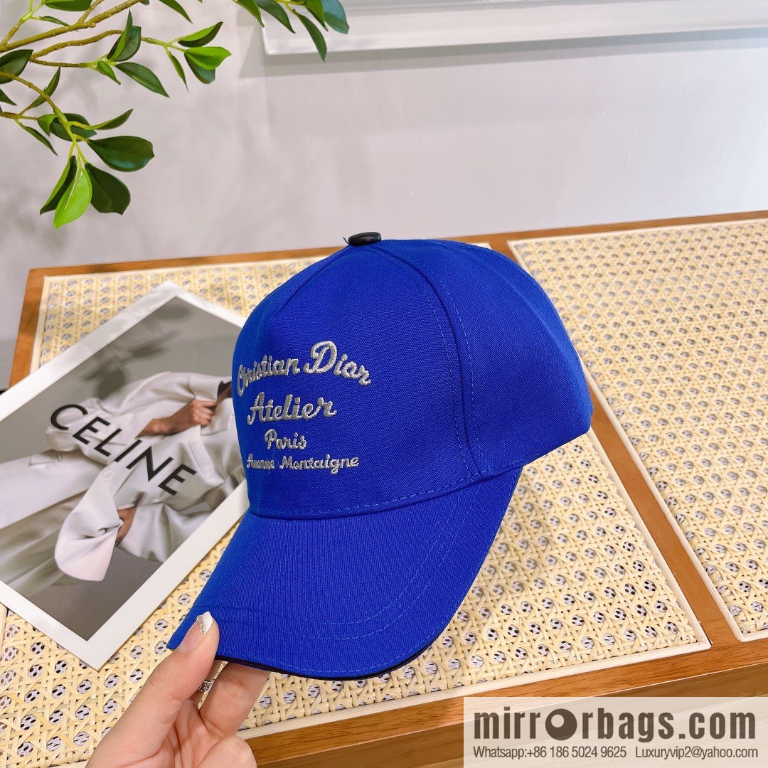 Dior 2023 new walking embroidered baseball cap