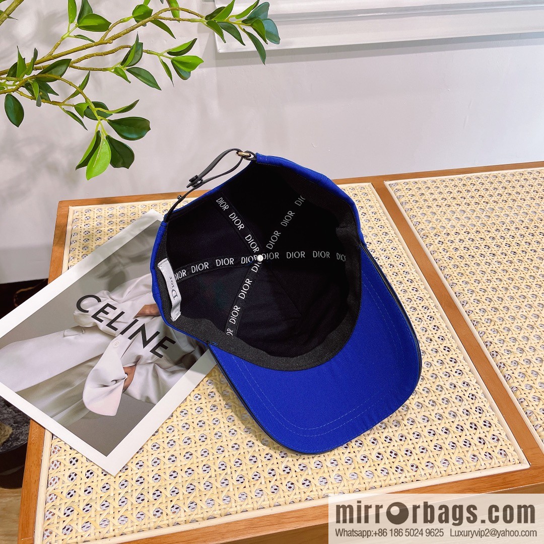 Dior 2023 new walking embroidered baseball cap
