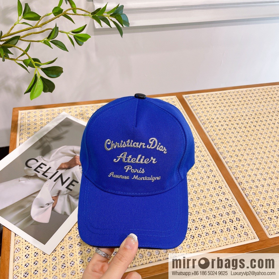 Dior 2023 new walking embroidered baseball cap