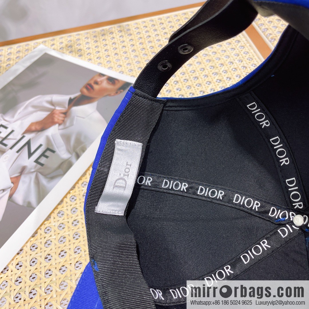 Dior 2023 new walking embroidered baseball cap