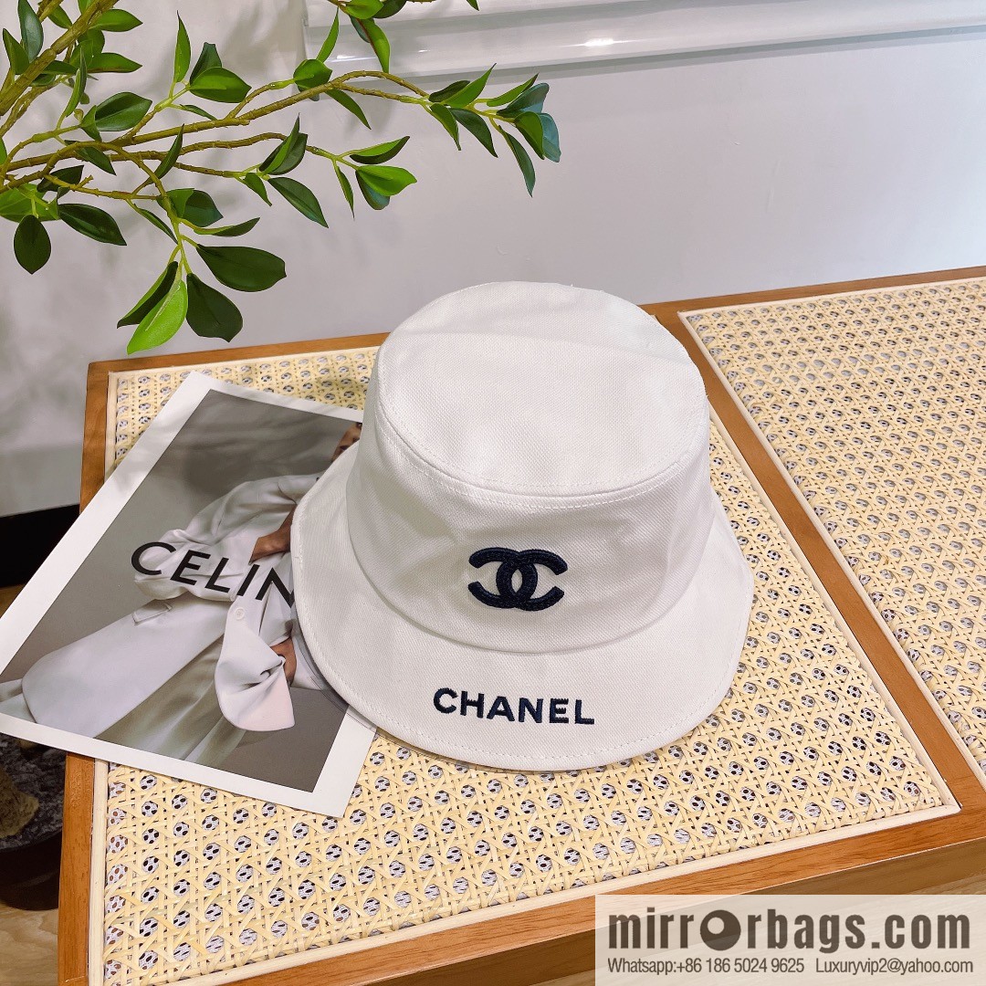 Chanel original single embroidered bucket hat