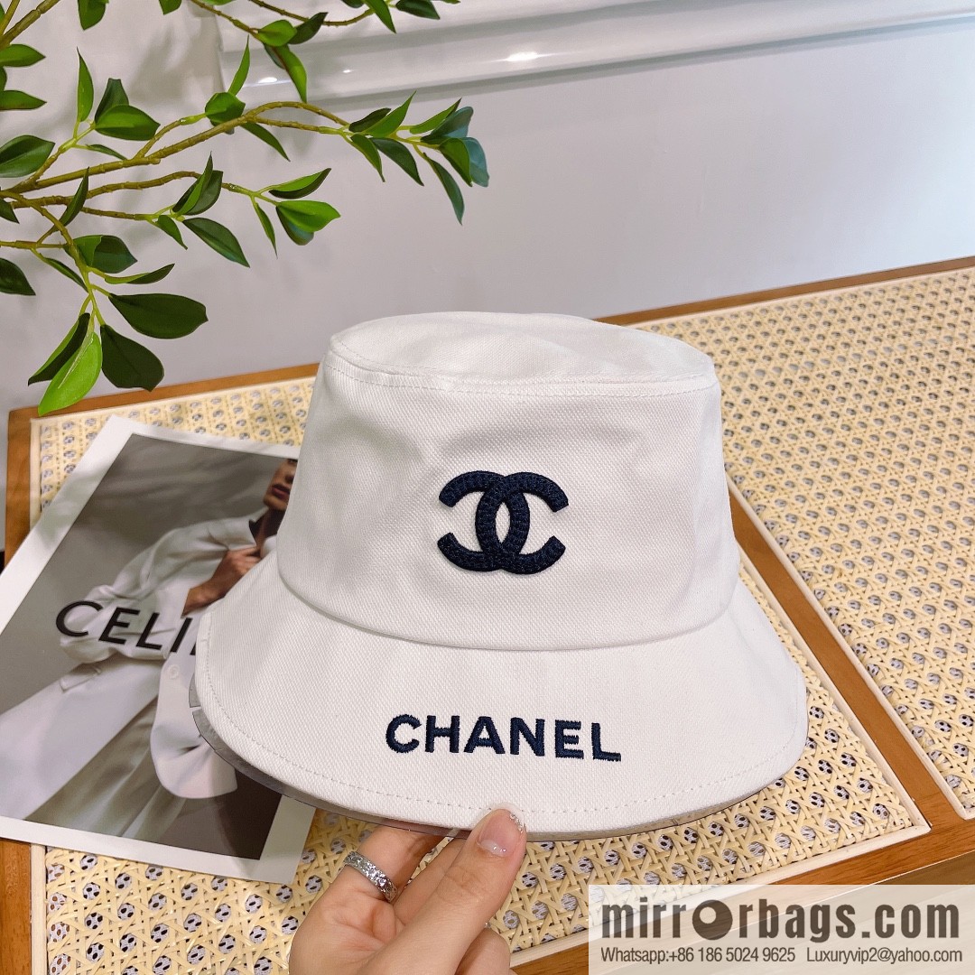 Chanel original single embroidered bucket hat