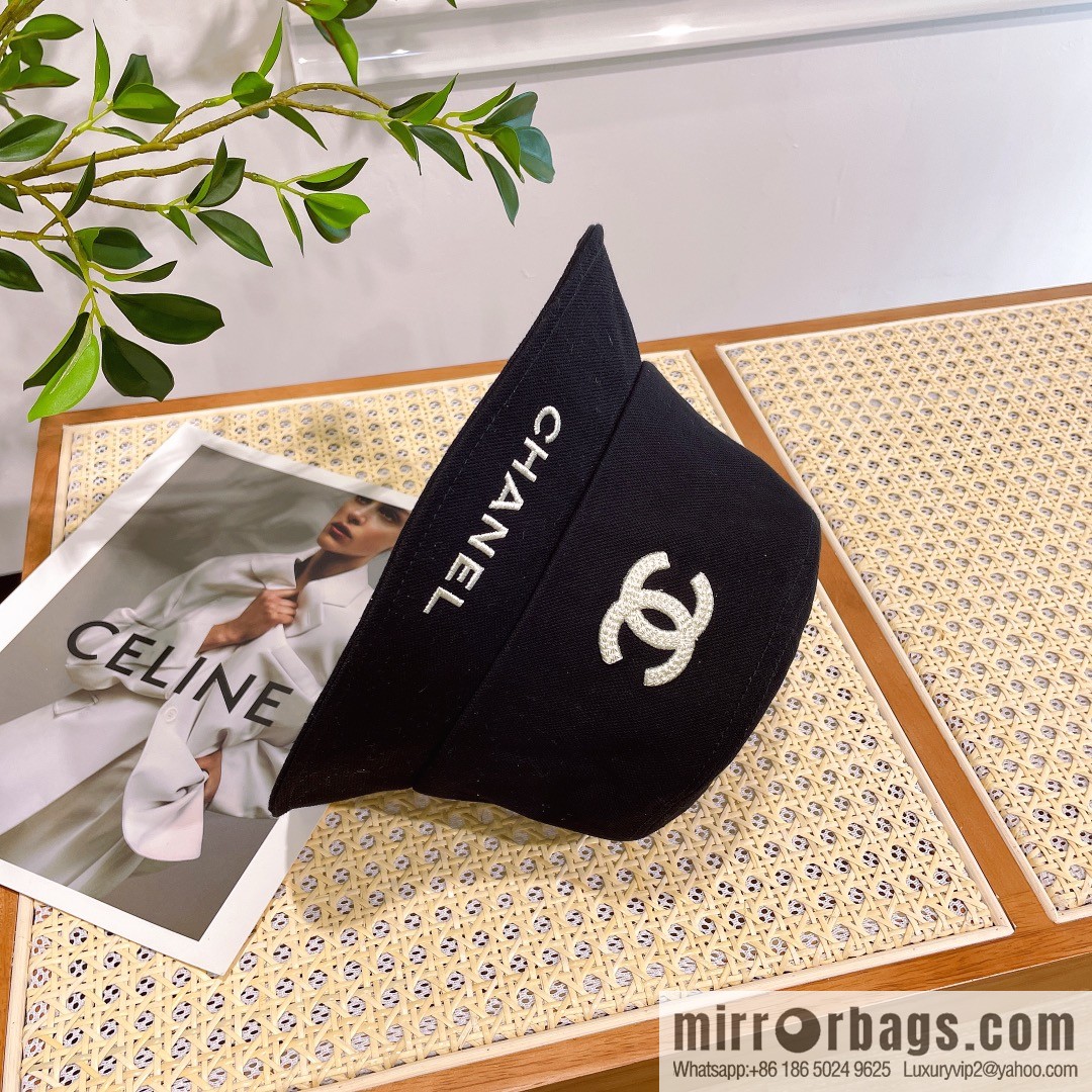 Chanel original single embroidered bucket hat