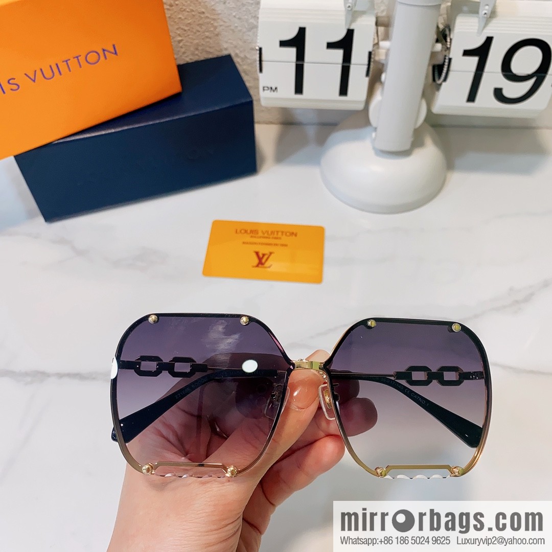 LV Louis Vuitton Large Frame Women's Sunglasses