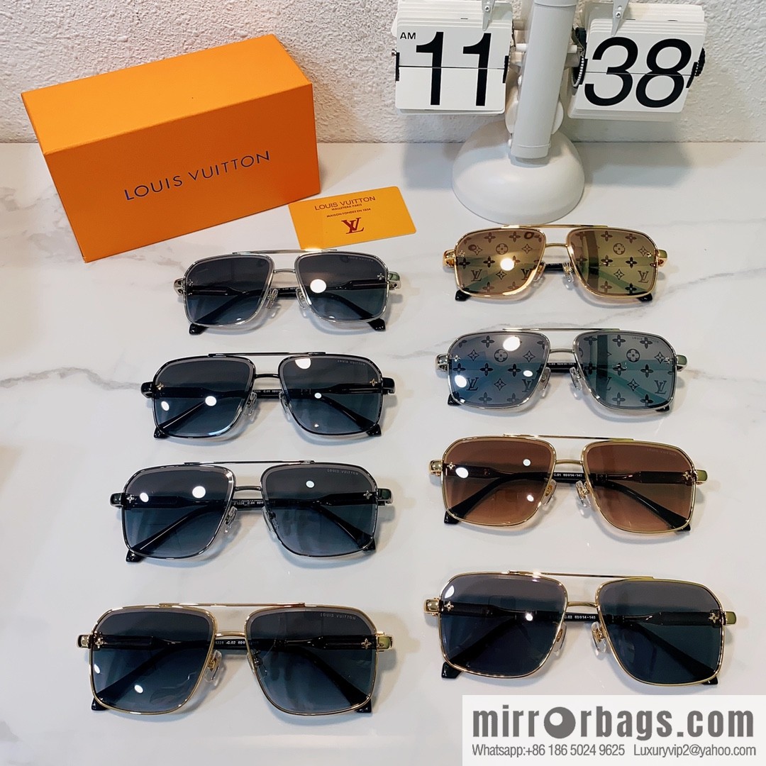 LV Louis Vuitton square unisex sunglasses