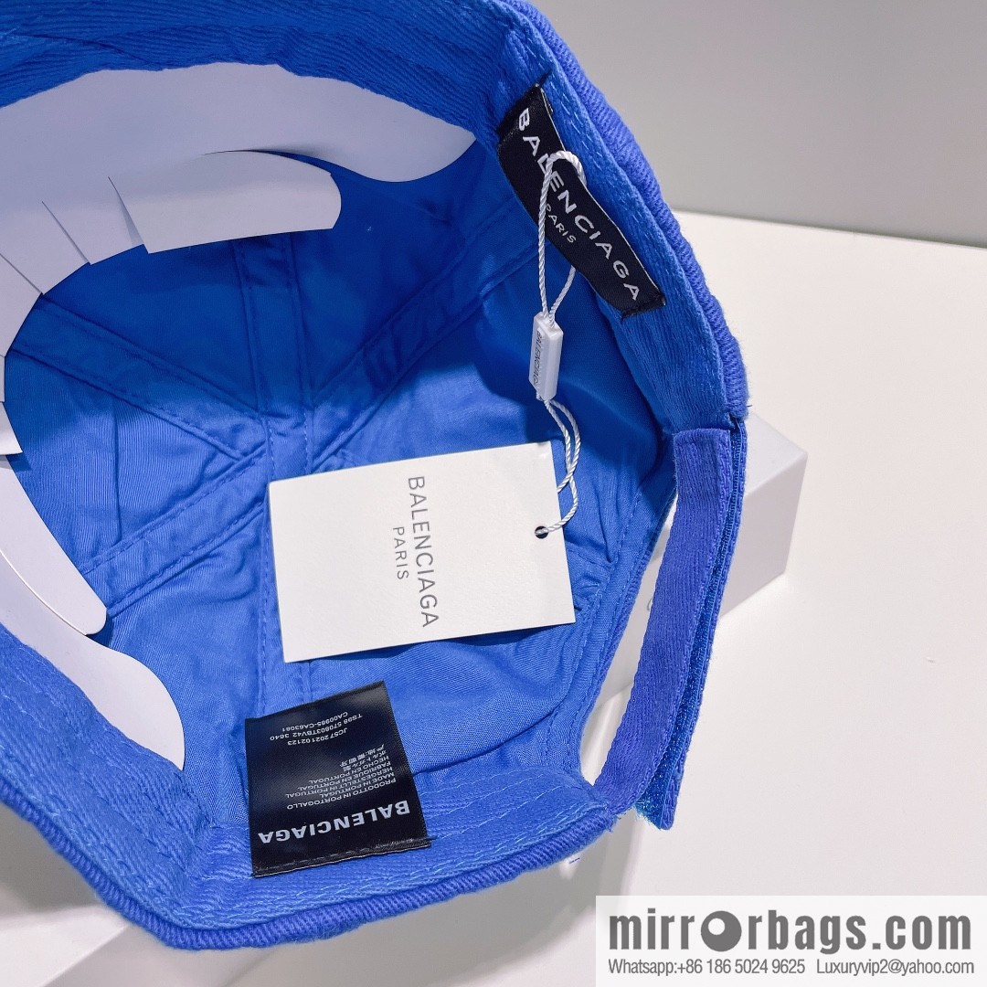 BALENCIAGA Balenciaga letter-embroidered baseball cap