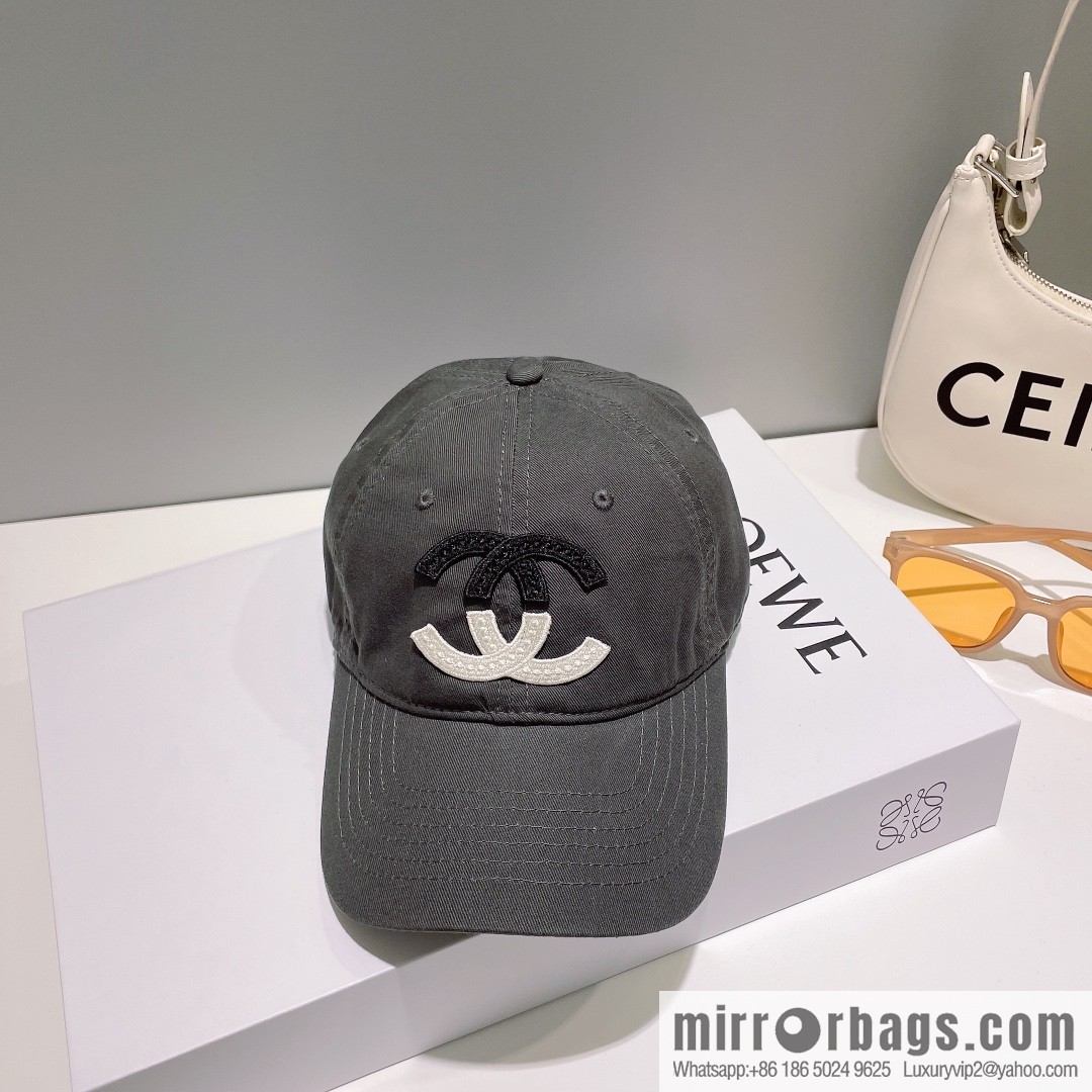 Chanel's new letter logo baseball cap