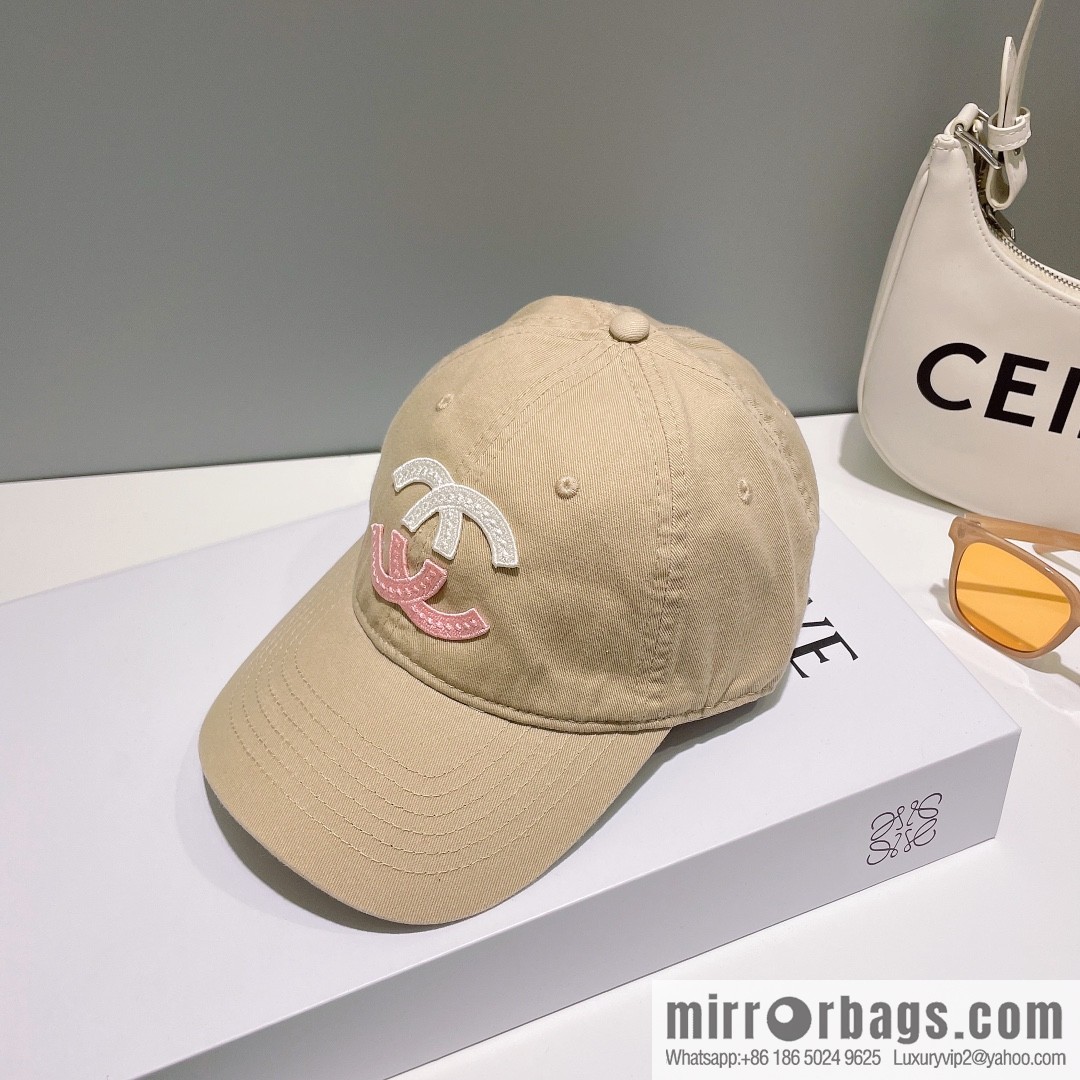 Chanel's new letter logo baseball cap