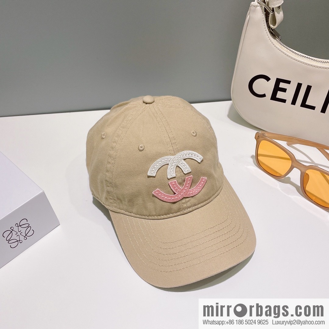Chanel's new letter logo baseball cap