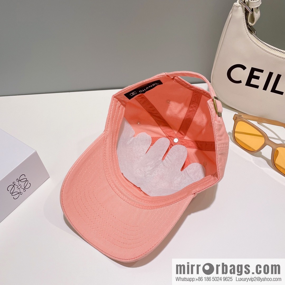 Chanel's new letter logo baseball cap