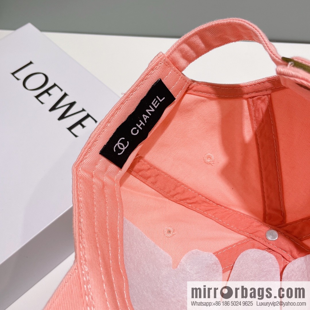 Chanel's new letter logo baseball cap