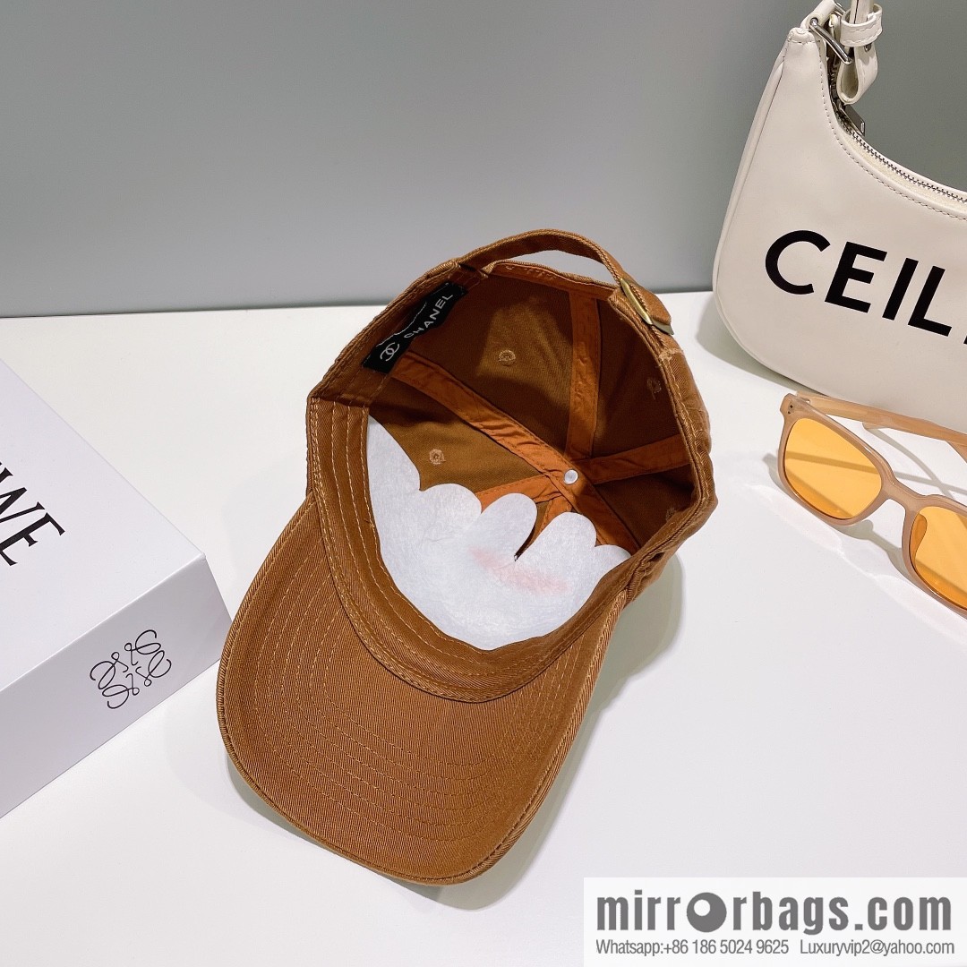 Chanel's new letter logo baseball cap