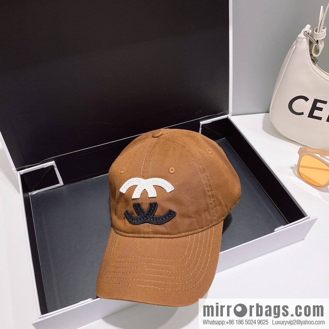 Chanel's new letter logo baseball cap