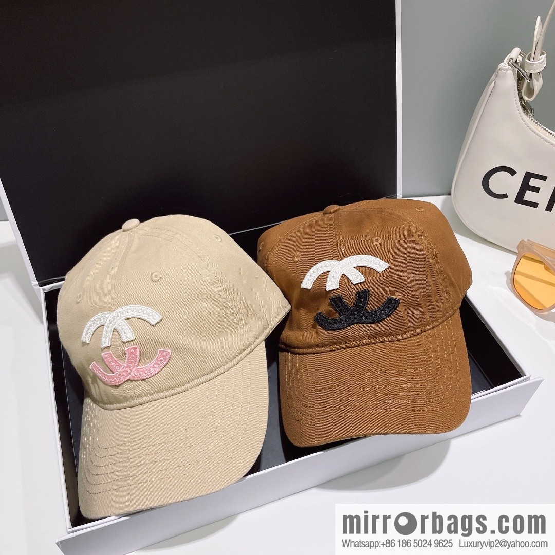 Chanel's new letter logo baseball cap