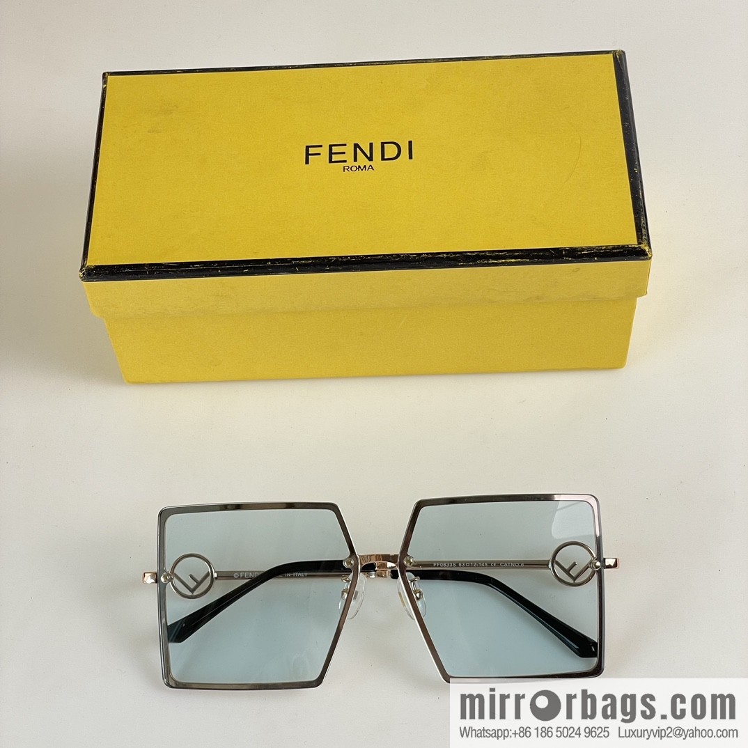 Fendi large square women's sunglasses
