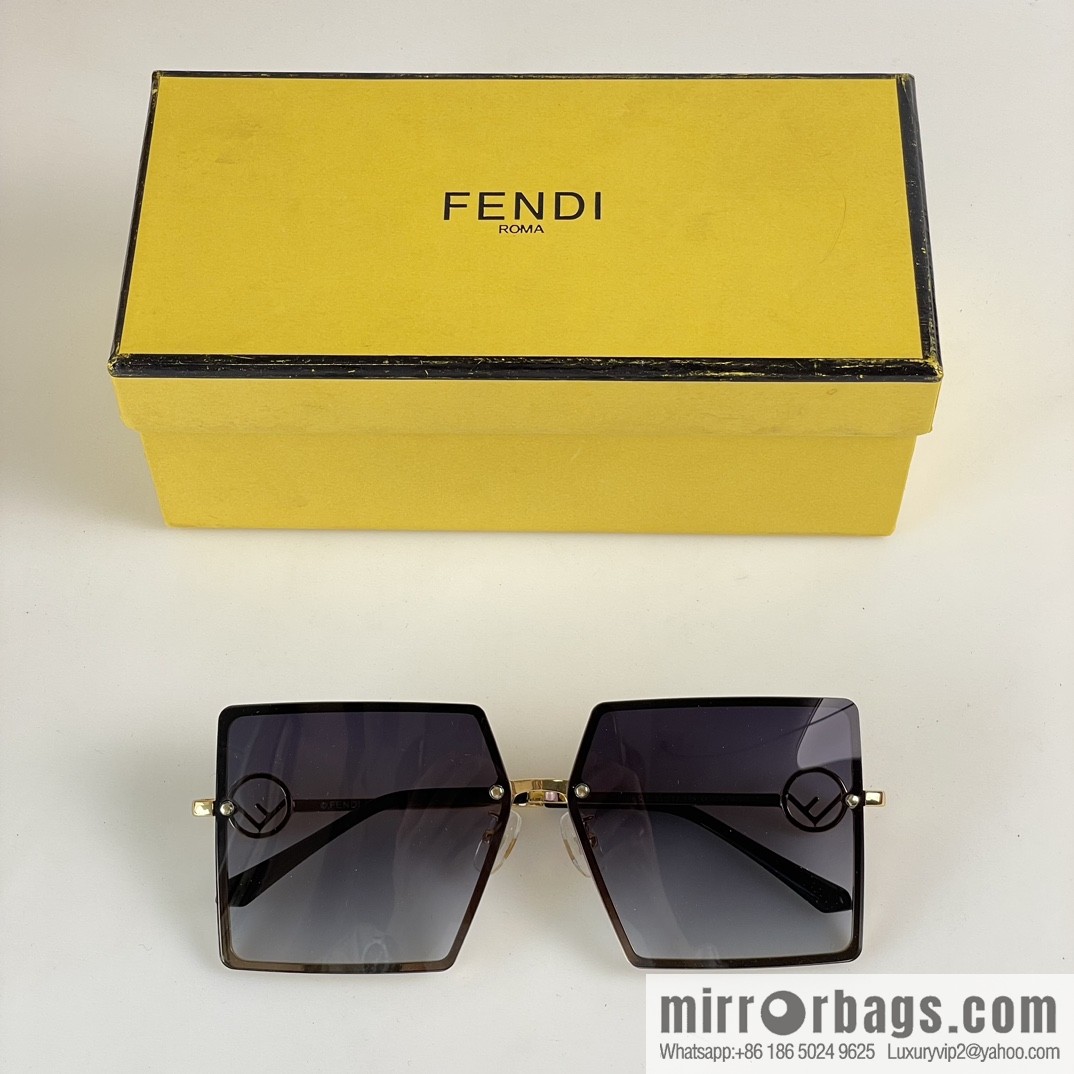 Fendi large square women's sunglasses
