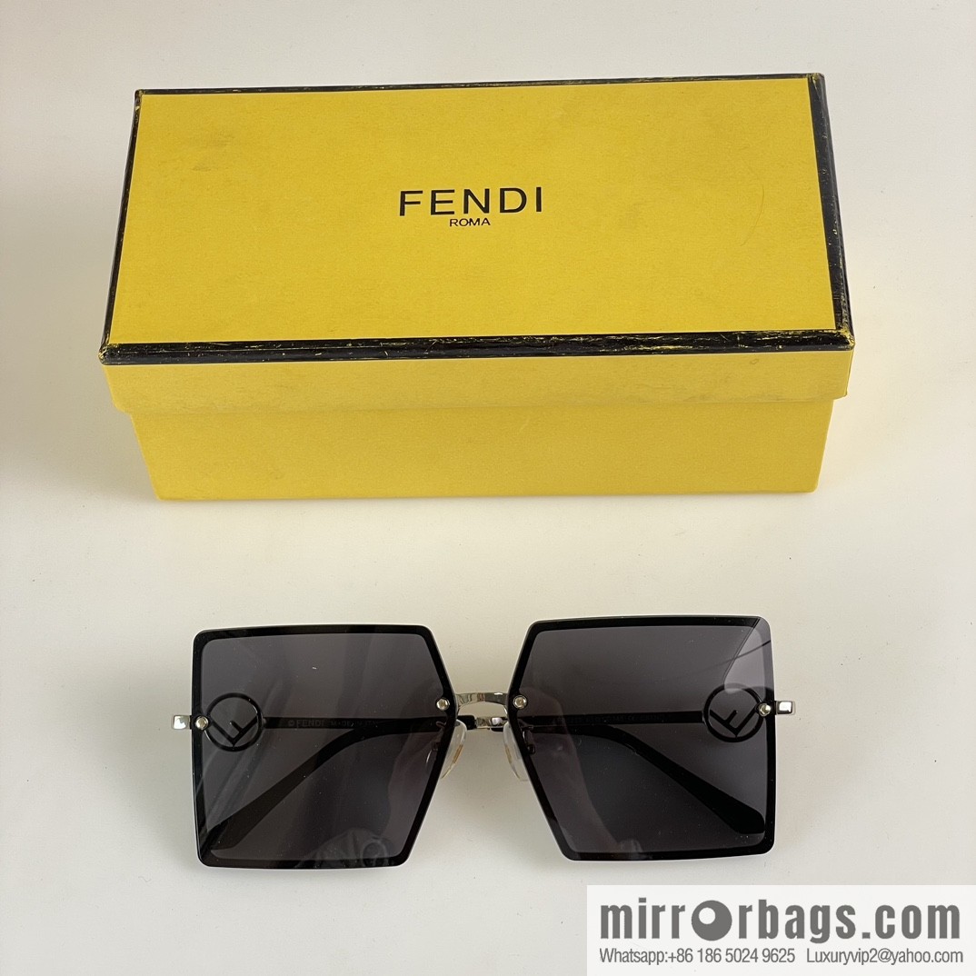 Fendi large square women's sunglasses