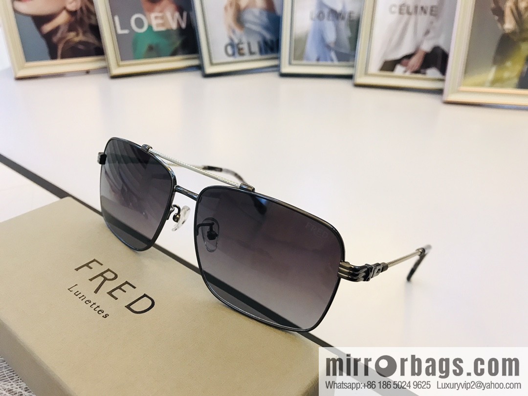 FRED flanged square unisex sunglasses