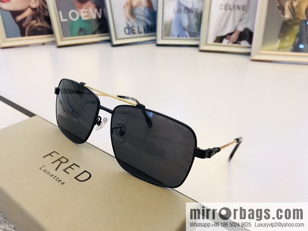 FRED flanged square unisex sunglasses