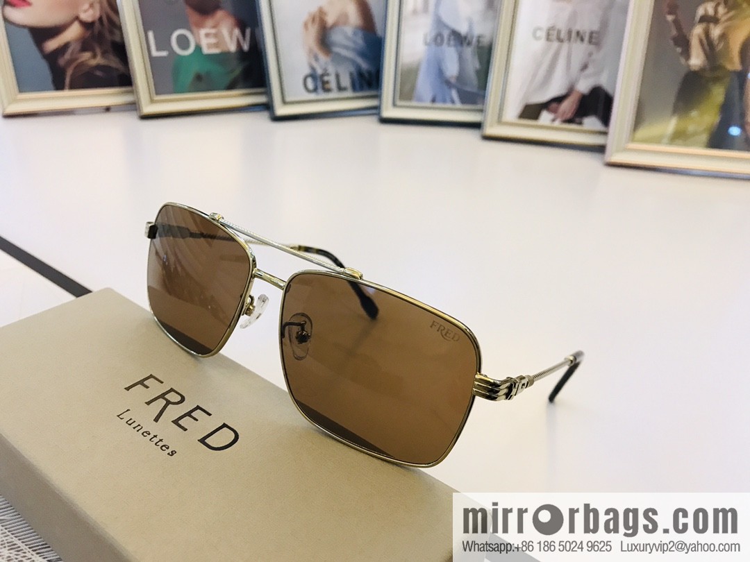 FRED flanged square unisex sunglasses