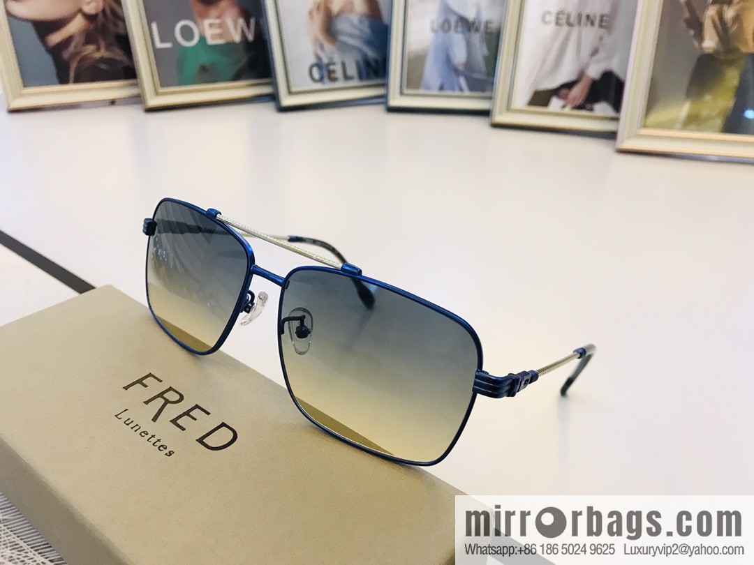 FRED flanged square unisex sunglasses