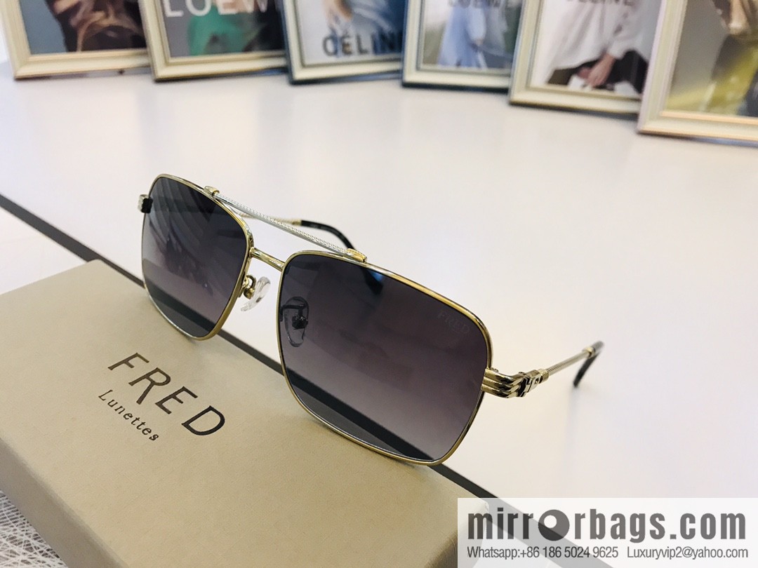 FRED flanged square unisex sunglasses
