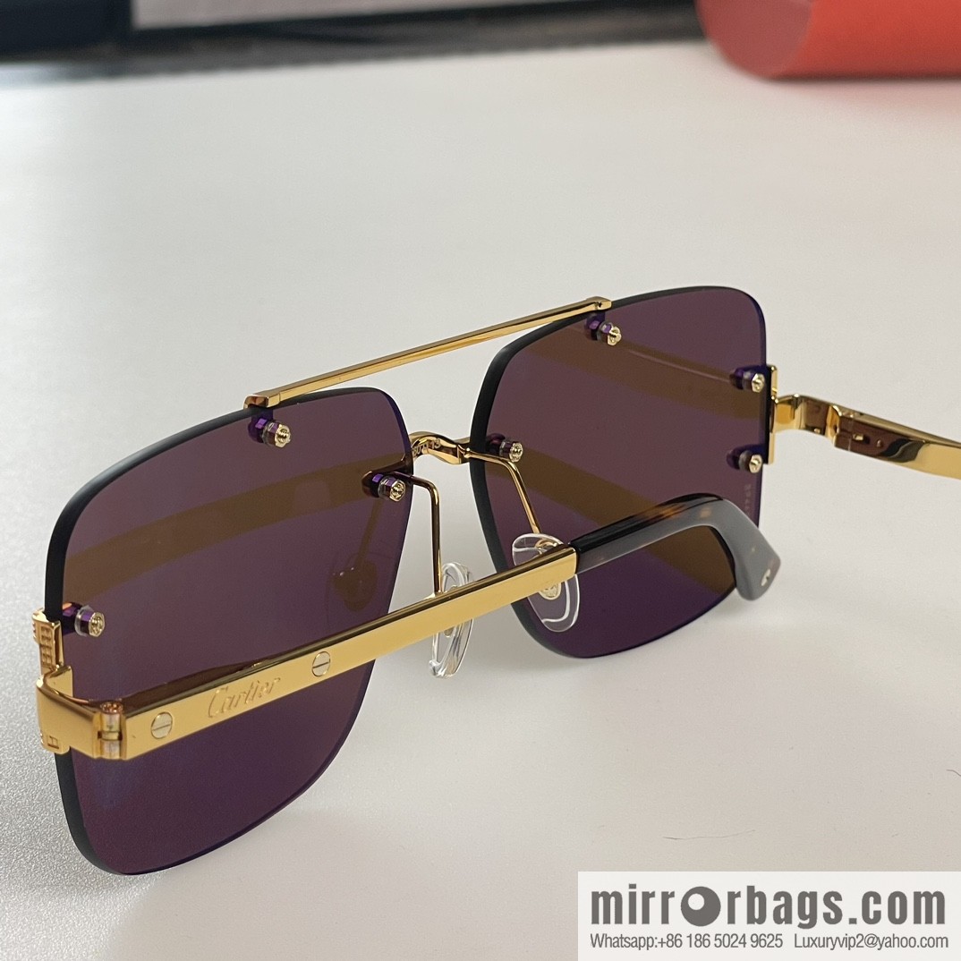 Cartier Frameless Personality Unisex Sunglasses