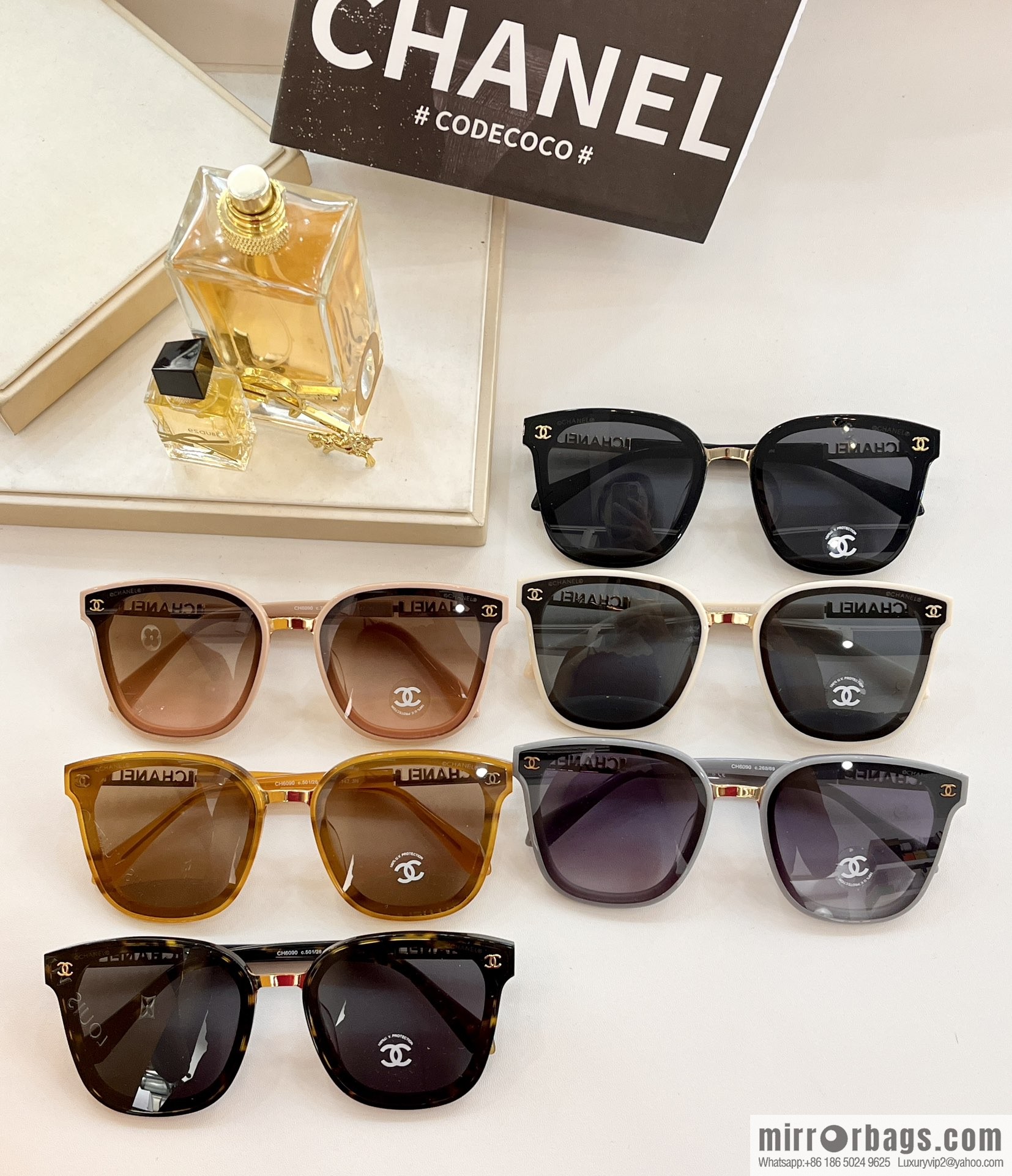Chanel versatile square sunglasses