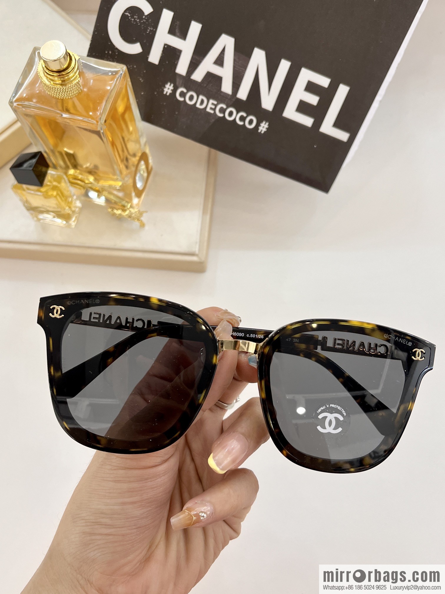 Chanel versatile square sunglasses