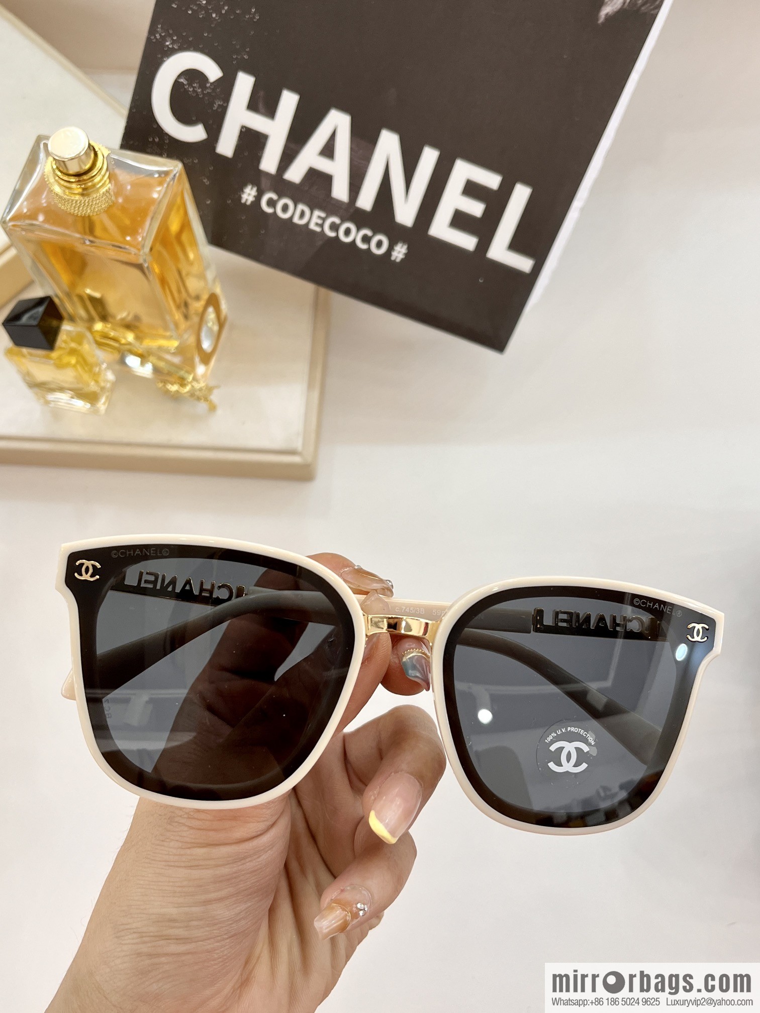 Chanel versatile square sunglasses