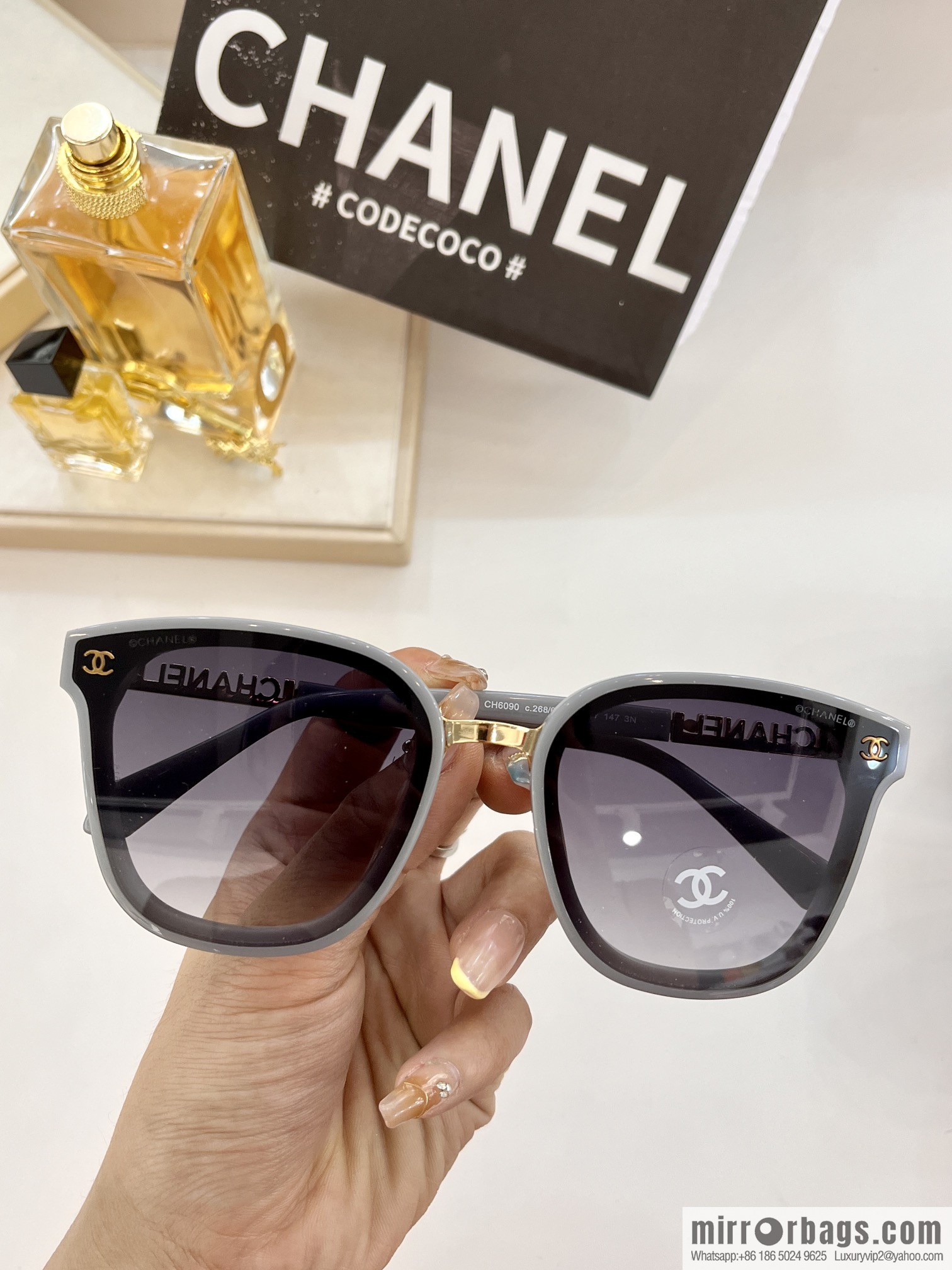 Chanel versatile square sunglasses