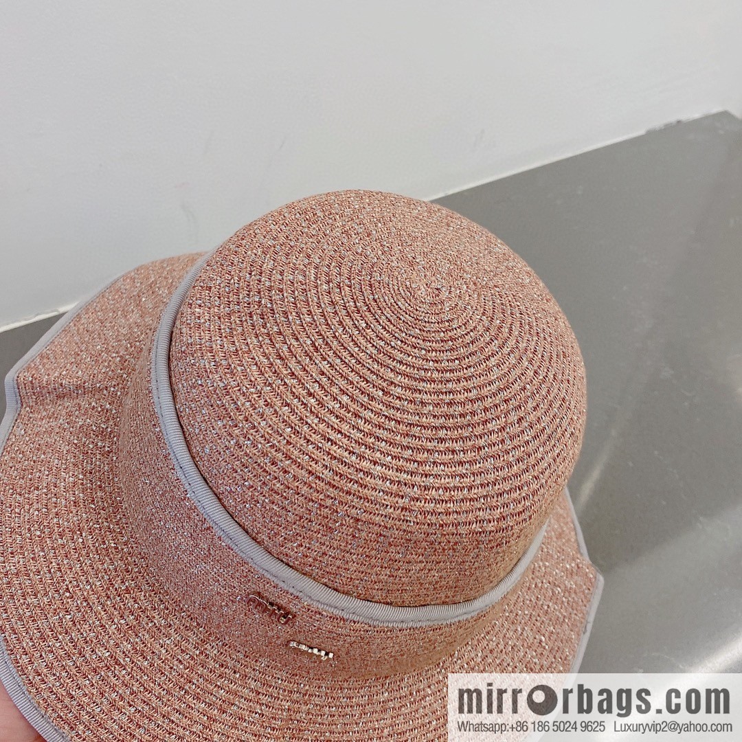 Miumiu summer new straw hat