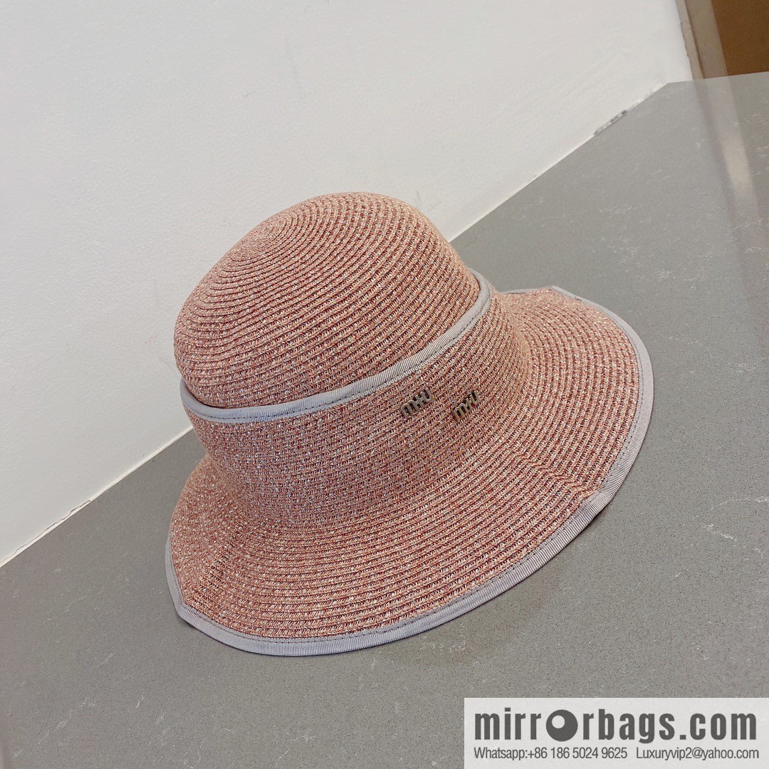 Miumiu summer new straw hat