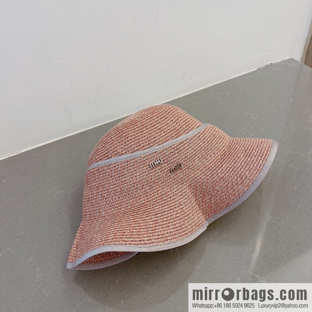 Miumiu summer new straw hat