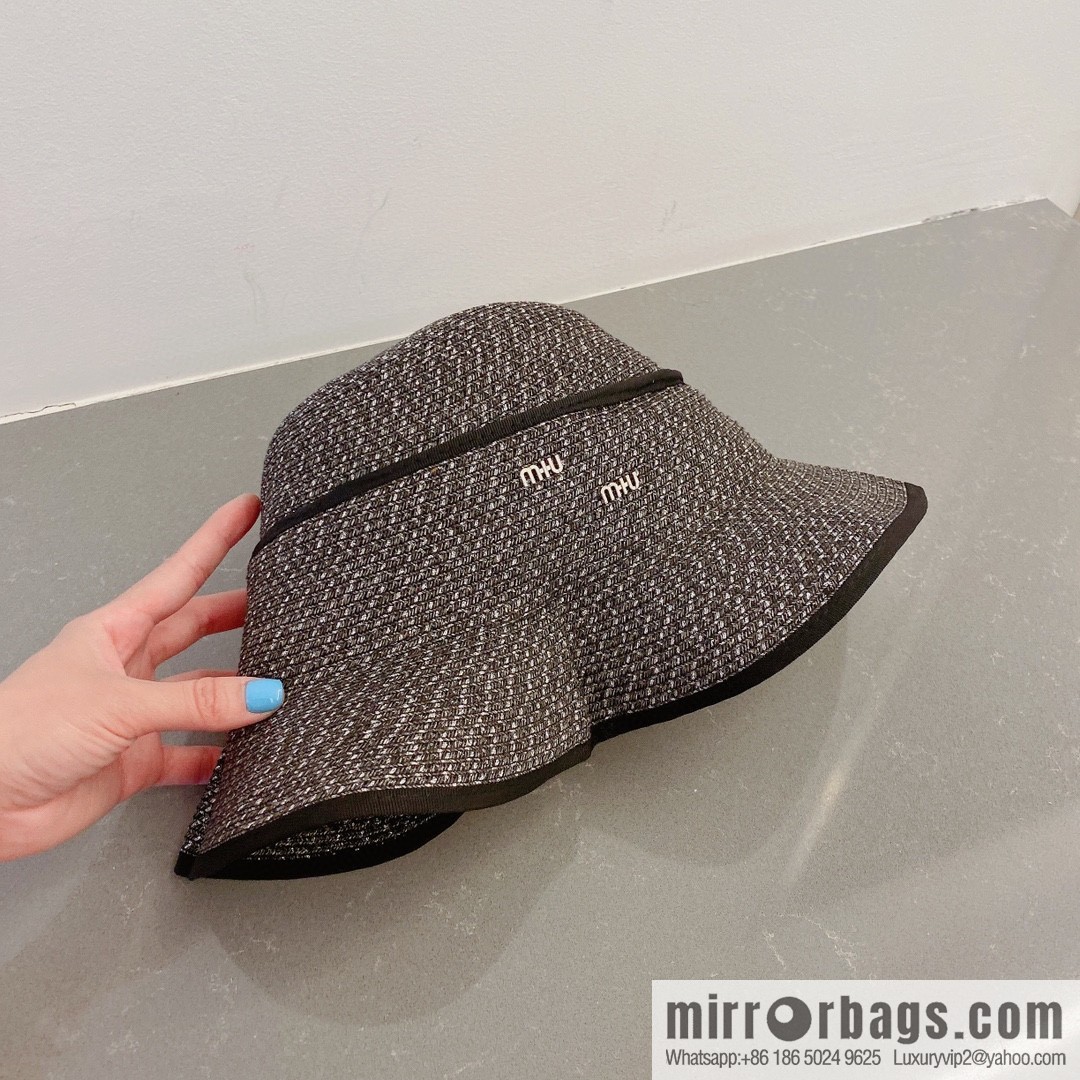 Miumiu summer new straw hat