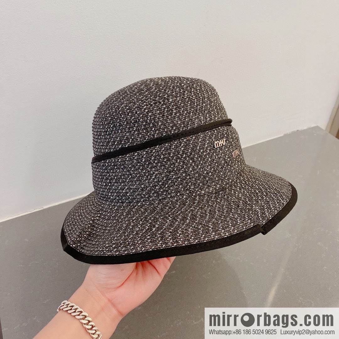 Miumiu summer new straw hat