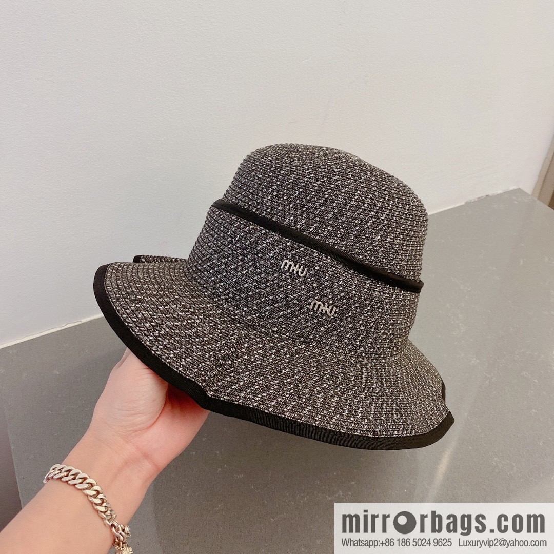 Miumiu summer new straw hat